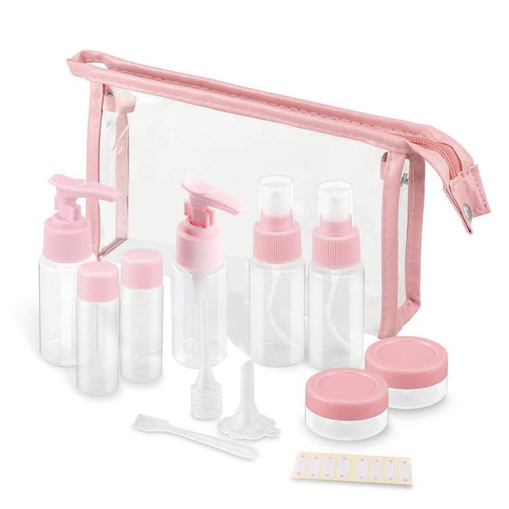 TRAVEL TOILETRIES BOTTLES